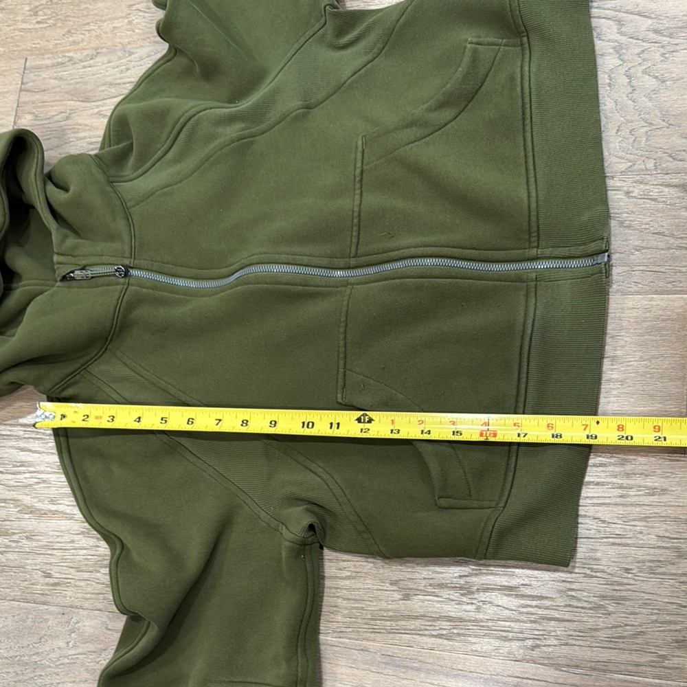 Lululemon Scuba Oversized Full-Zip Hoodie Ether Green Size XS/S - Picture 11 of 16